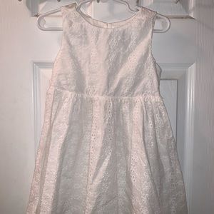 3T White Eyelet Easter Dress